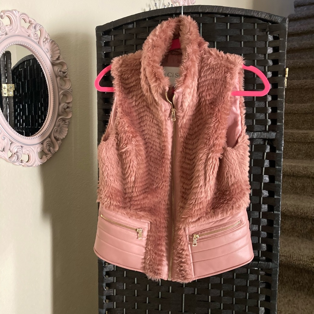 Pink Jacket Vest